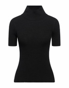Manila Grace Womens Turtleneck in Black