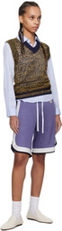 Wales Bonner Purple Rio Shorts