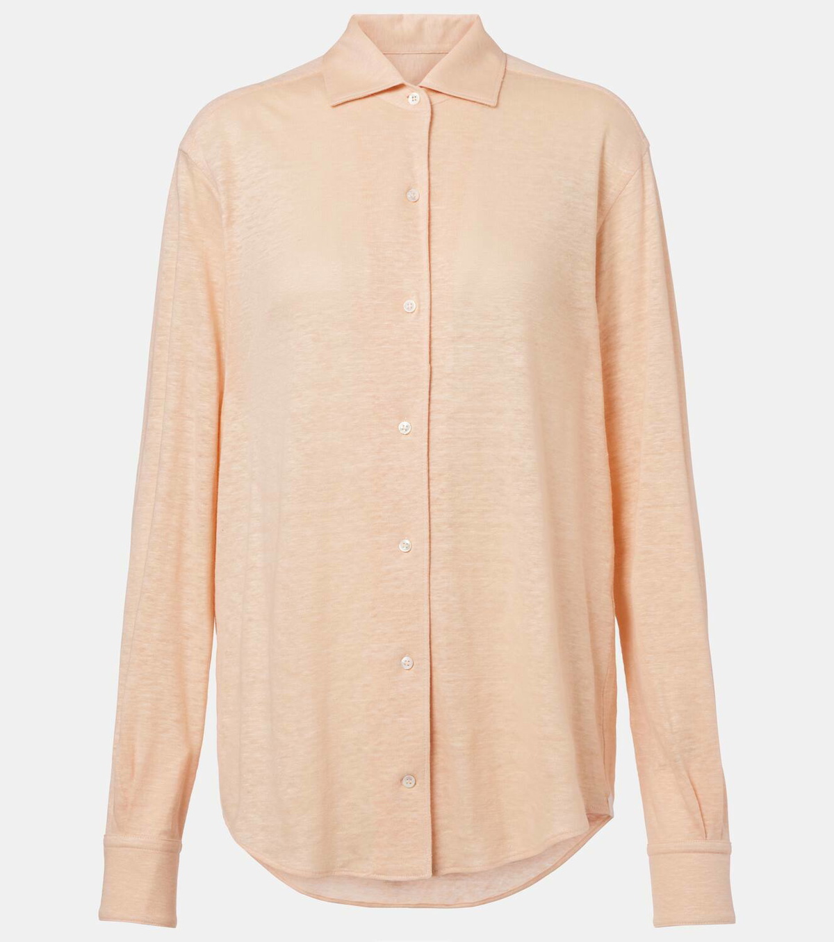 Loro Piana André linen jersey shirt