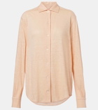 Loro Piana André linen jersey shirt