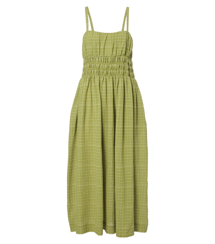 Photo: Asceno Verona checked cotton midi dress