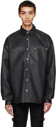 Johnlawrencesullivan Black Oversized Shirt