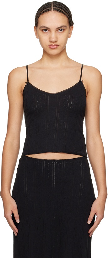 Photo: Cou Cou Black 'The Long' Camisole