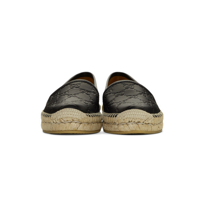 Gucci signature leather espadrilles online