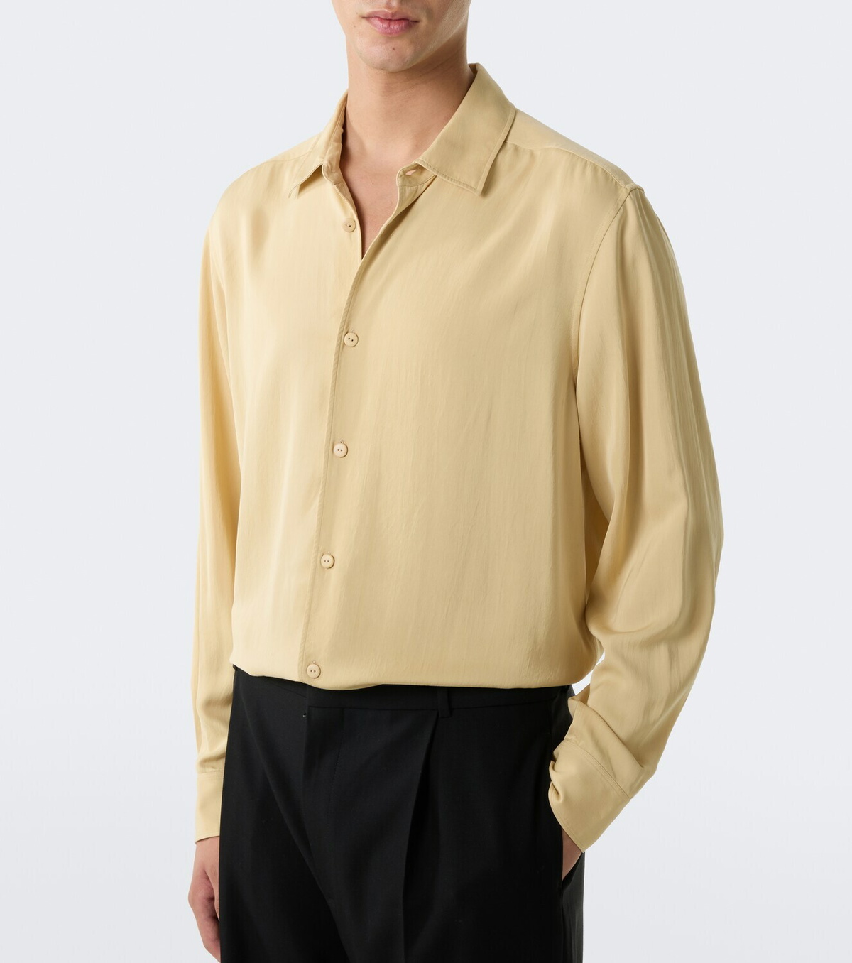 The Row Victor silk shirt