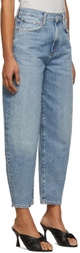 AGOLDE Blue Balloon Ultra High Rise Curved Taper Jeans