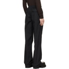 Rick Owens Black Tower Dietrich Drawstring Trousers