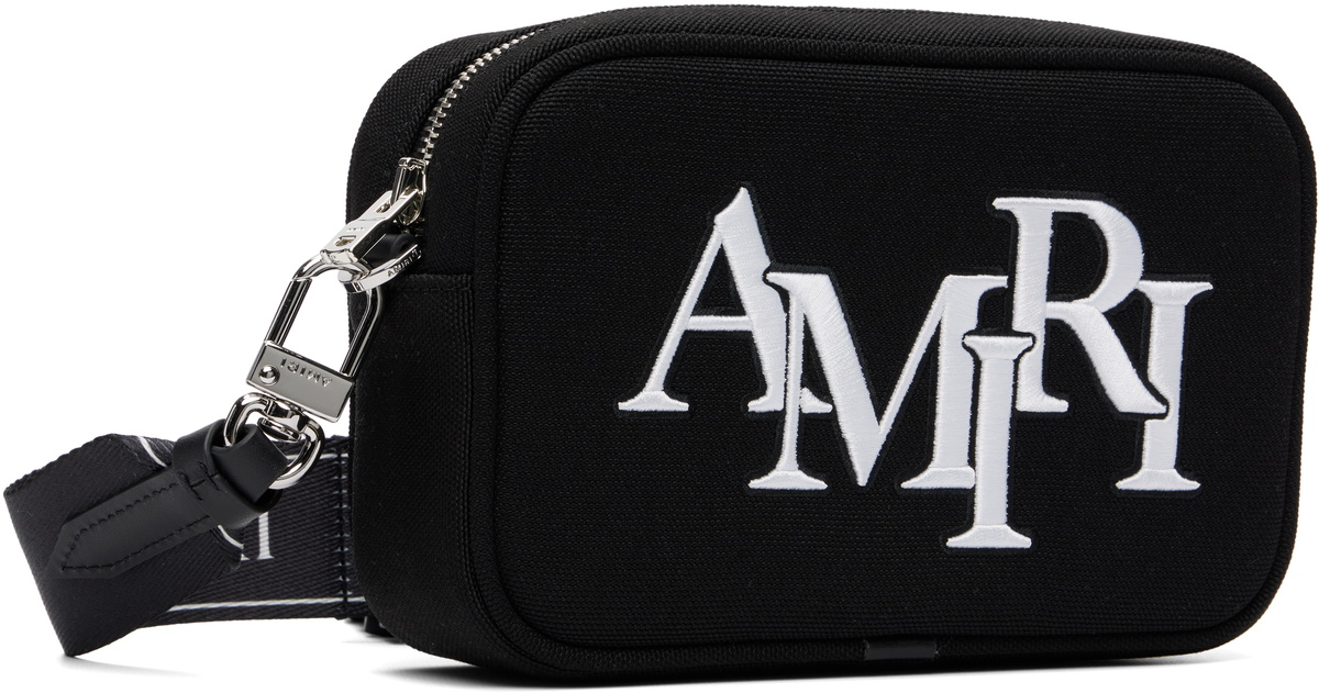 AMIRI Black 'AMIRI' Staggered Camera Bag