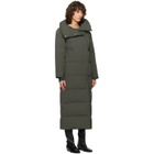 Paloma Wool Khaki Long Pruit Down Coat