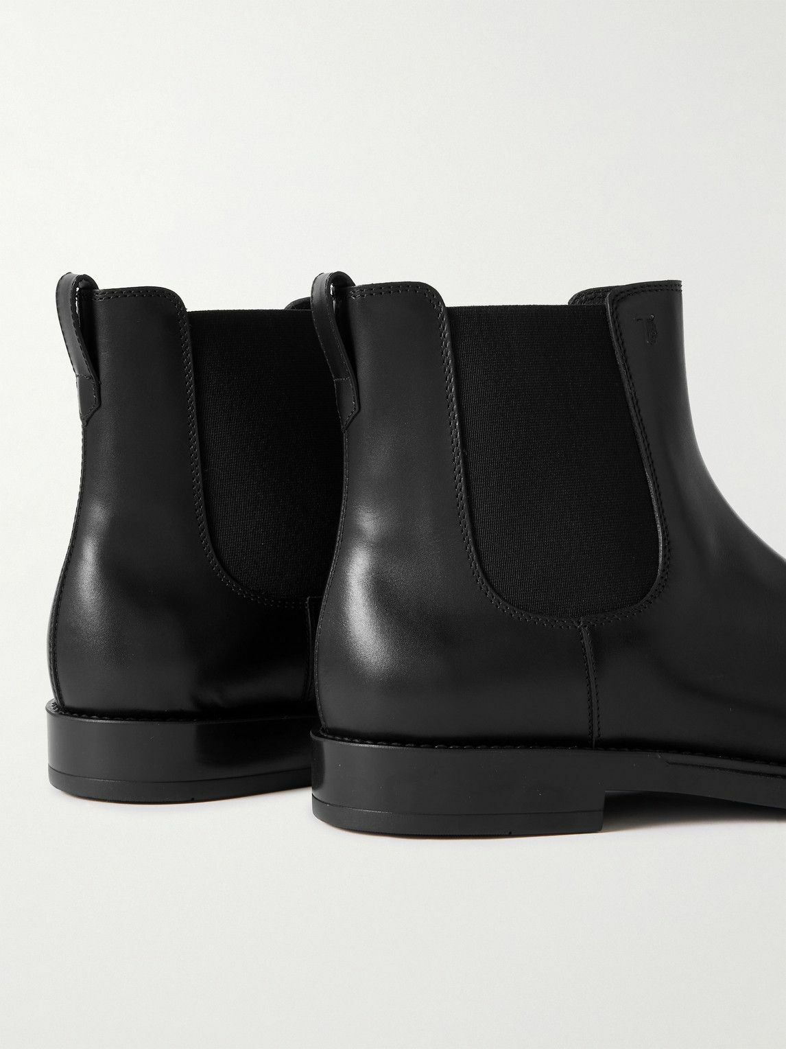 Tod's - Glossed-Leather Chelsea Boots - Black
