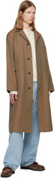 vowels Beige Spit Raglan Coat