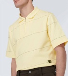 Burberry EKD striped cotton piqué polo shirt