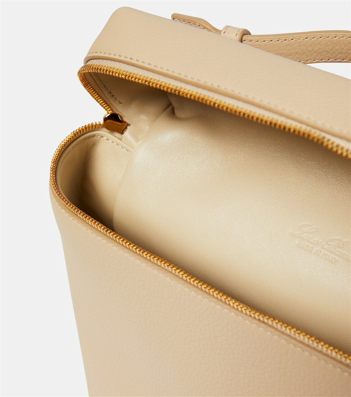 Loro Piana - Extra Pocket L19 leather crossbody bag, Mytheresa