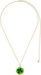 A.P.C. Gold Anastasia Barbieri Edition Fortuna Necklace
