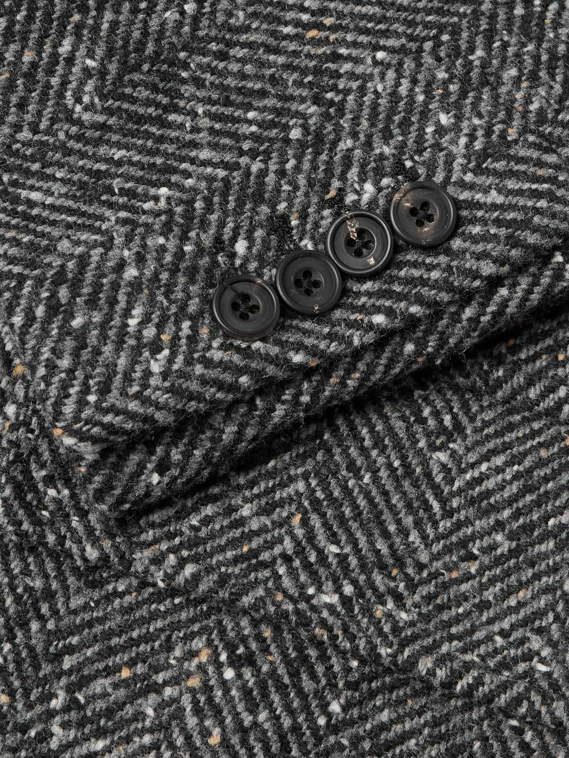 Rubinacci - Double-Breasted Belted Virgin Wool and Cashmere-Blend Coat - Gray