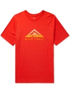 Nike Running - Trail Printed Dri-FIT T-Shirt - Red