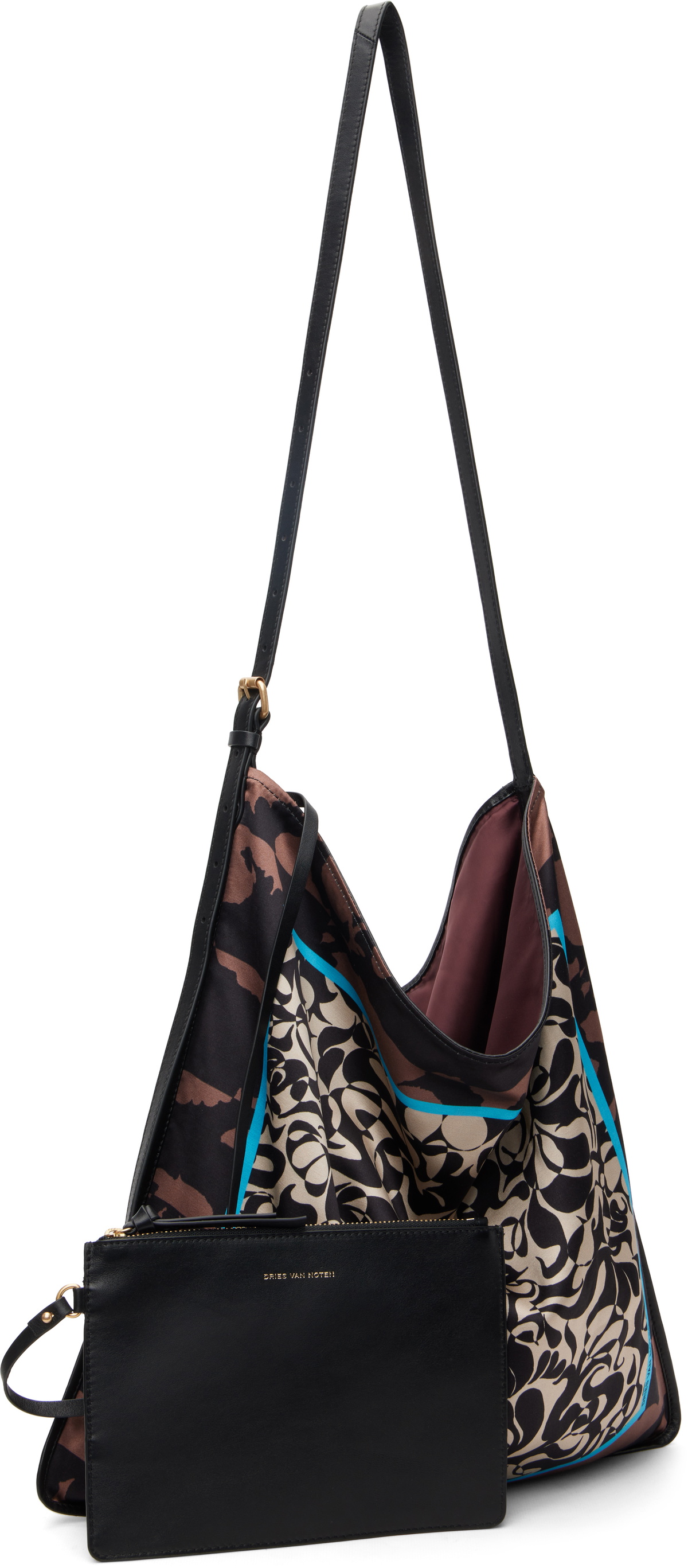 Dries Van Noten Multicolor Small Scarf Tote
