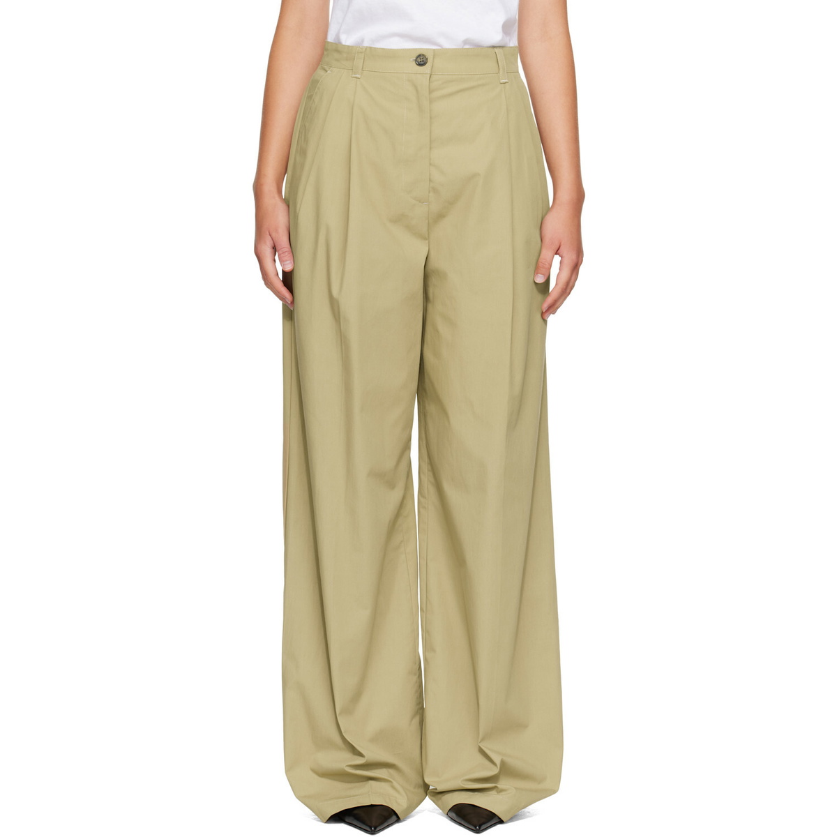 A.P.C. Beige Ginny Trousers