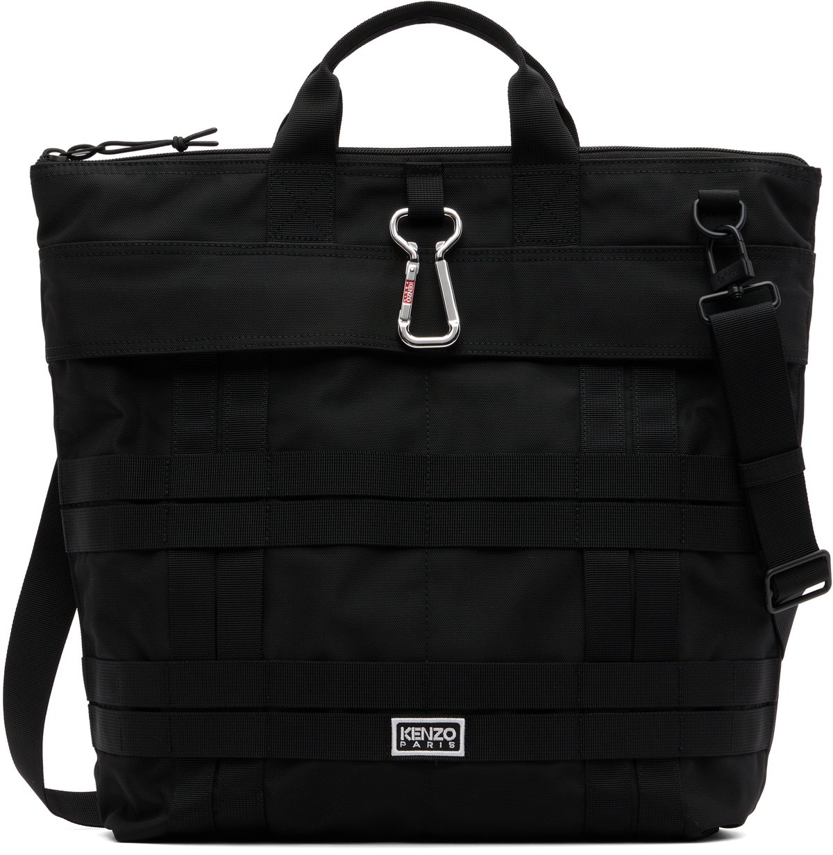 Kenzo Black Kenzo Paris Canvas Tote