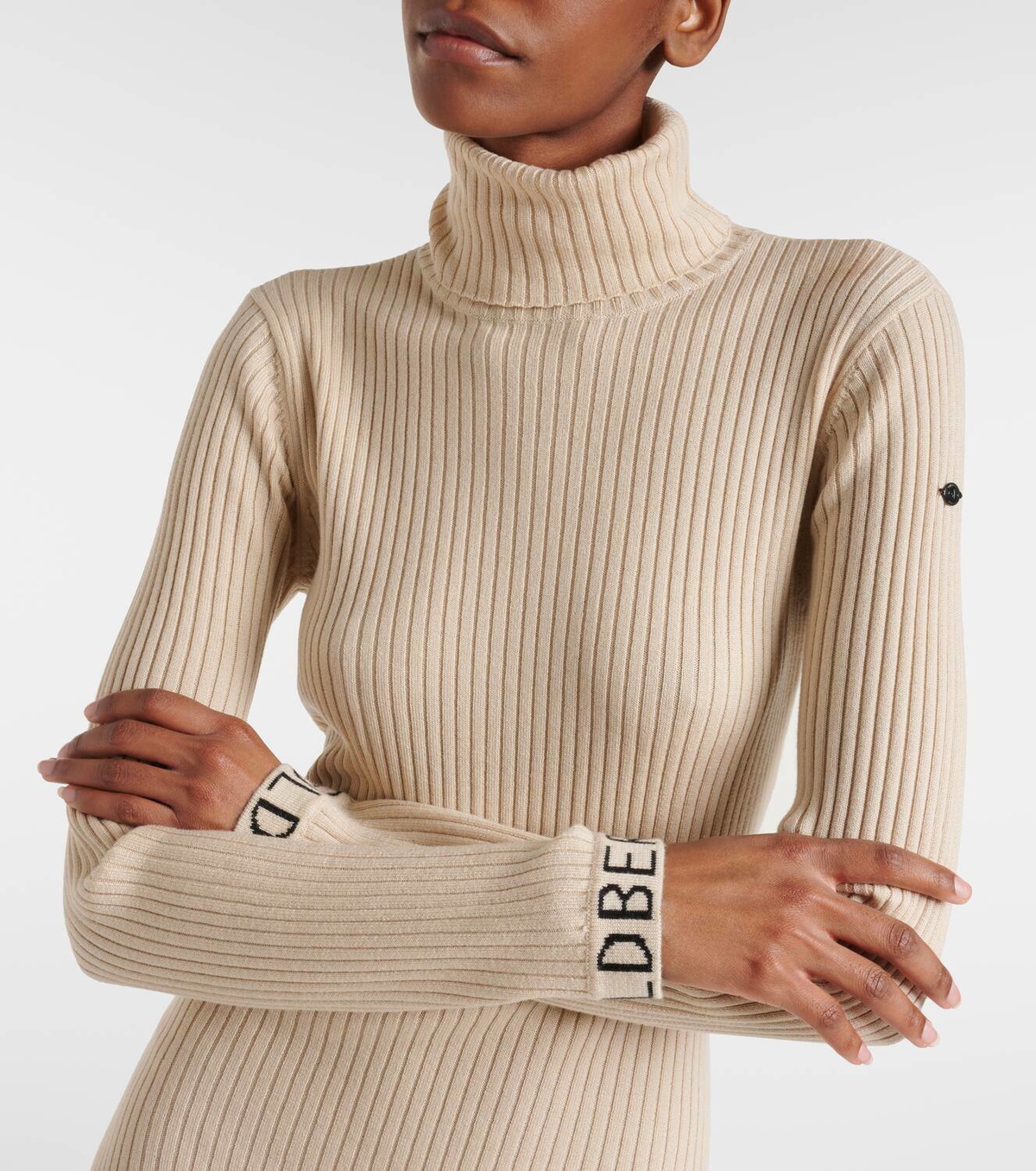 Goldbergh Mireille ribbed-knit maxi dress