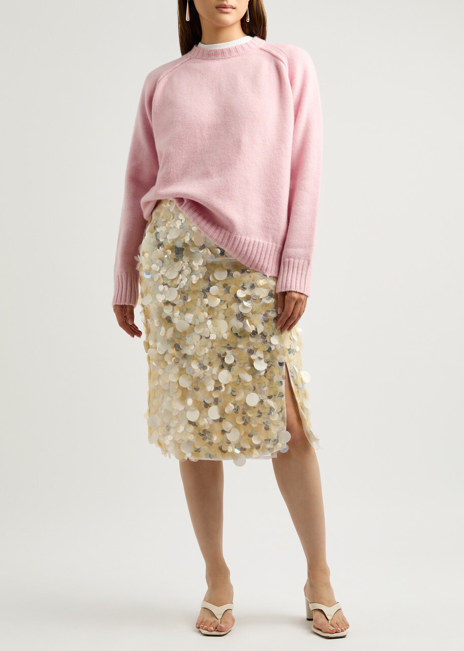 Rohe Wool-blend Jumper Pink Light
