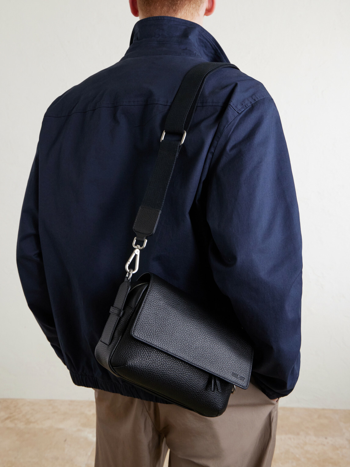 NN07 - Port Small Satchel 90023 Full-Grain Leather Messenger Bag