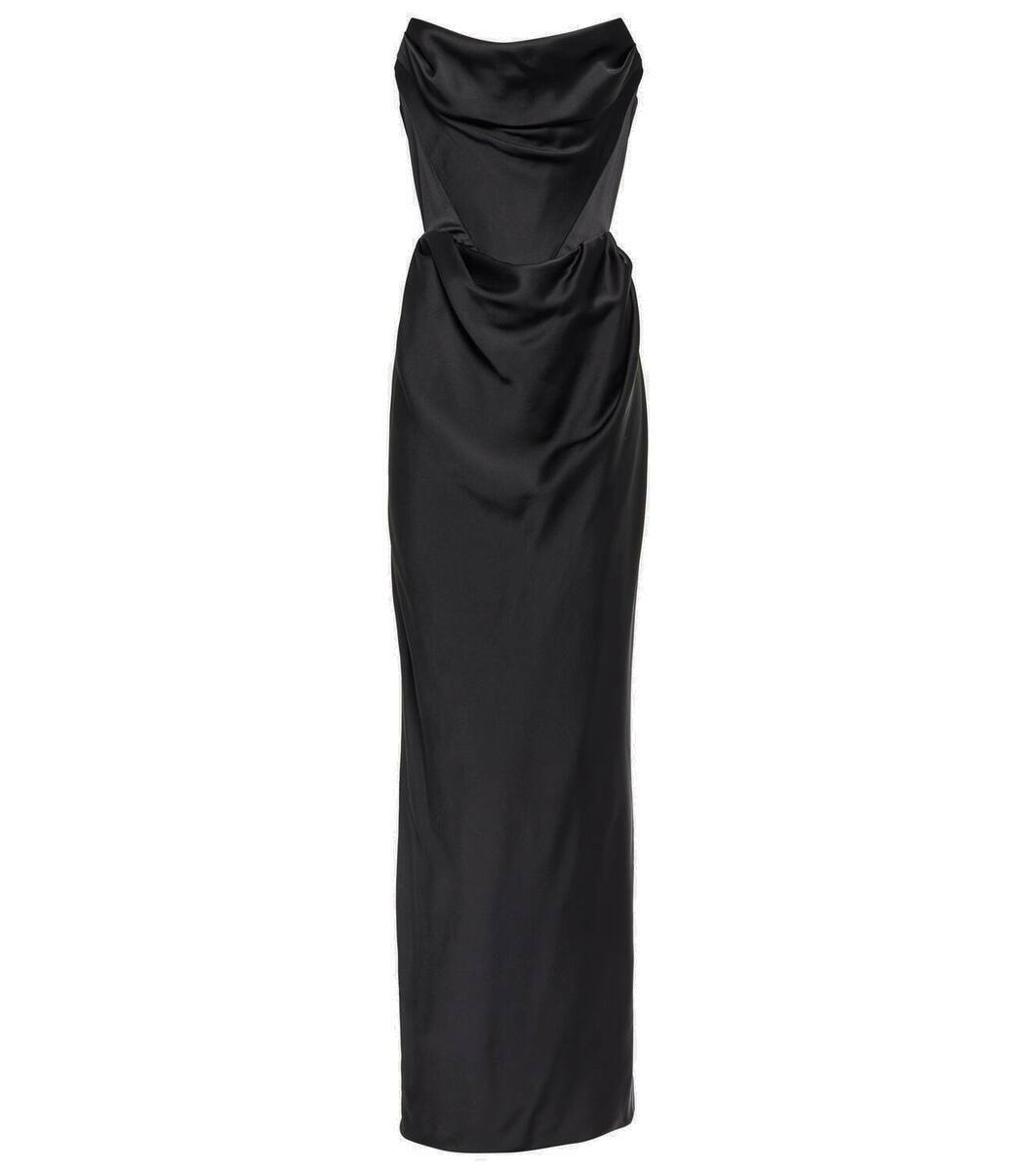 Vivienne Westwood Off-shoulder satin gown Vivienne Westwood