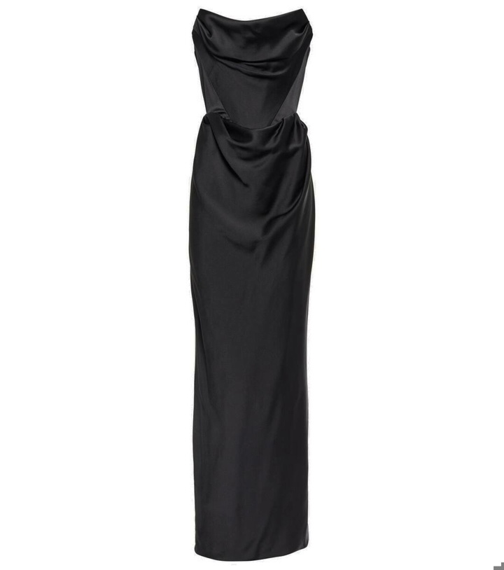 Photo: Vivienne Westwood Off-shoulder satin gown