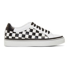 Paul Smith Black and White Checkered Basso Sneakers