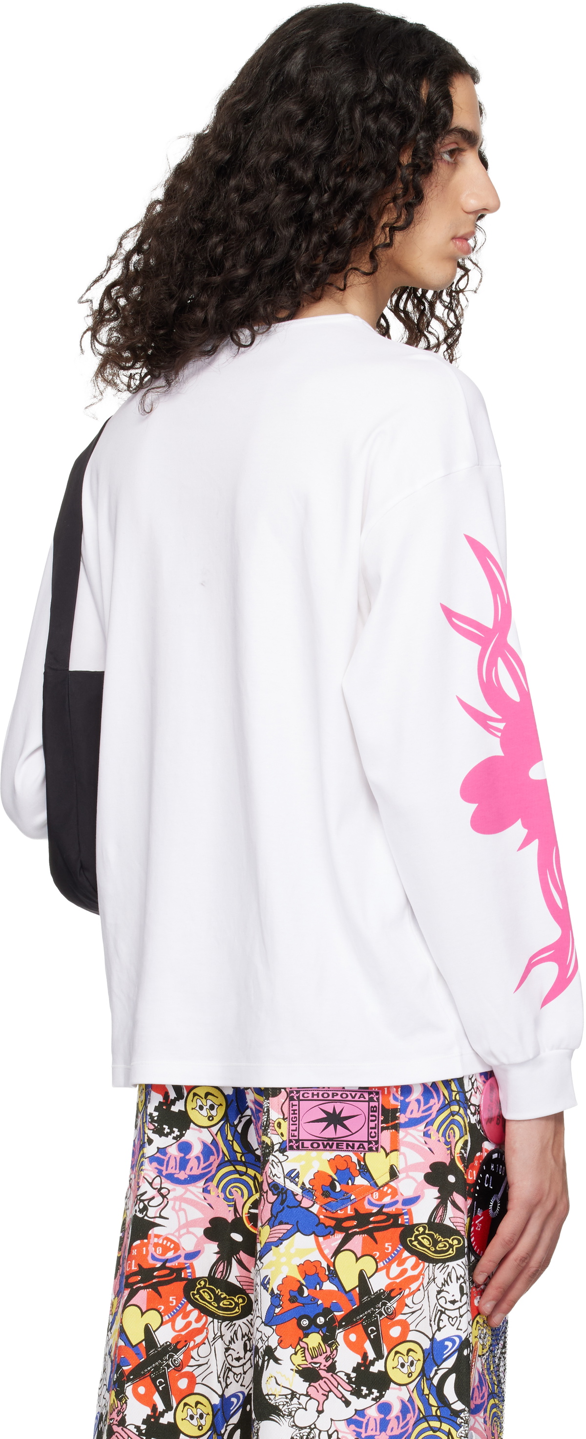 Chopova Lowena White Bashful Oversized Jersey T-shirt