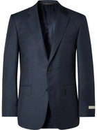 Canali - Super 130s Wool Suit Jacket - Blue