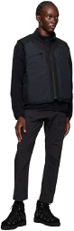 Goldwin Black Half-Zip Sweater