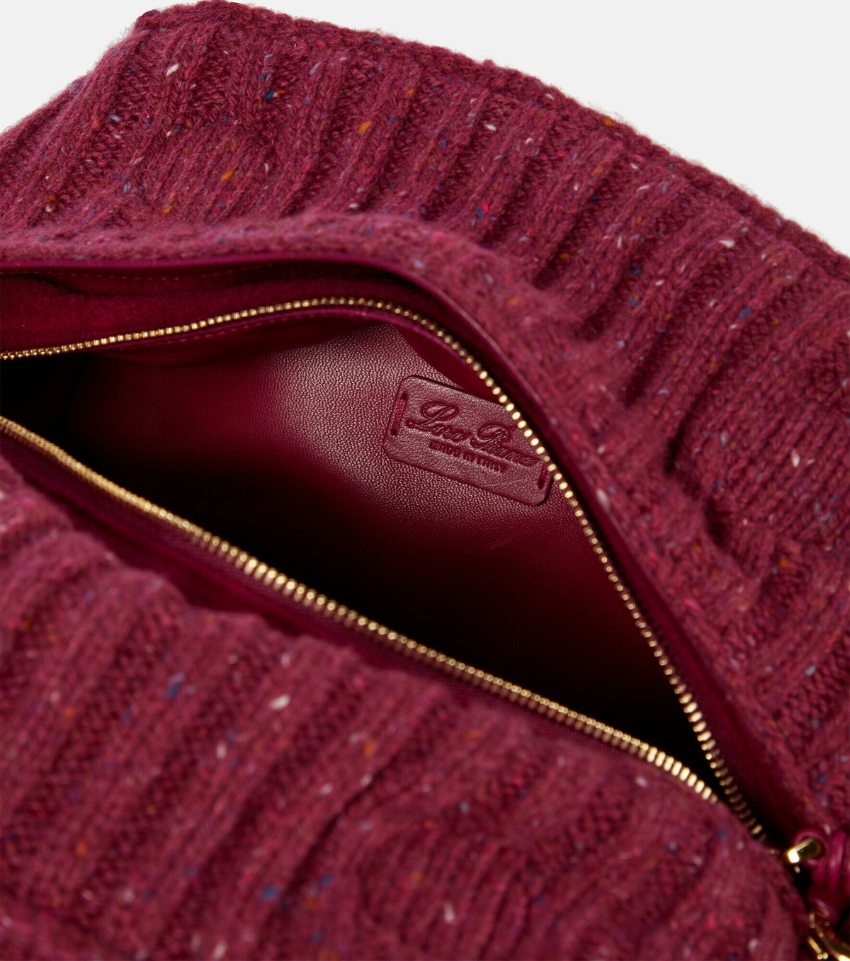 Loro Piana - Puffy Pouch knitted clutch