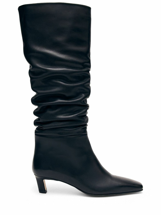 Photo: ALOHAS 50mm Kalila Gathered Leather Boots