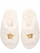 VERSACE - Faux Fur Slippers