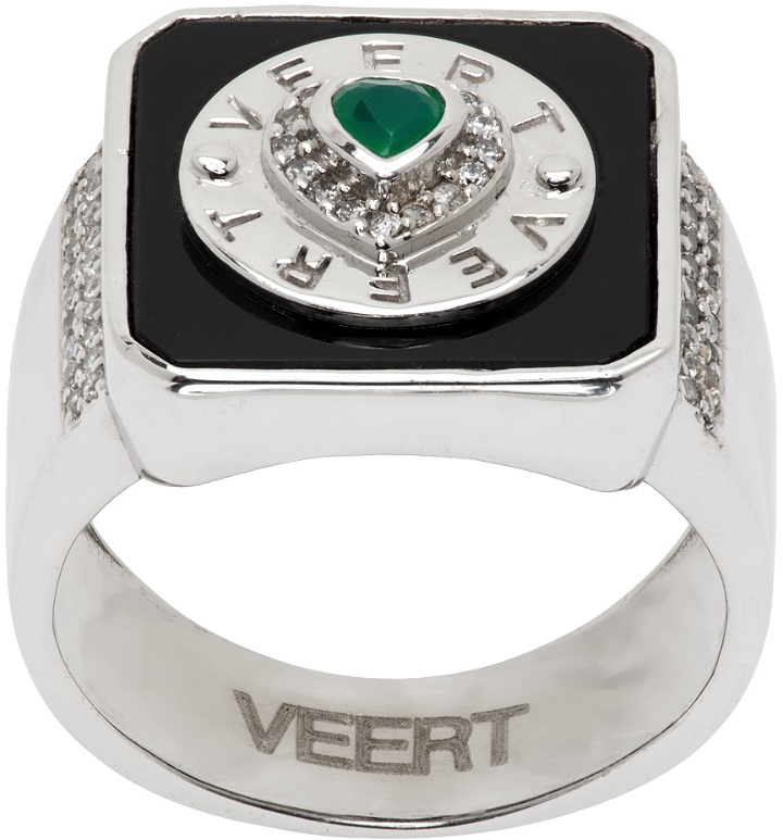 Photo: VEERT SSENSE Exclusive White Gold Signature Signet Ring