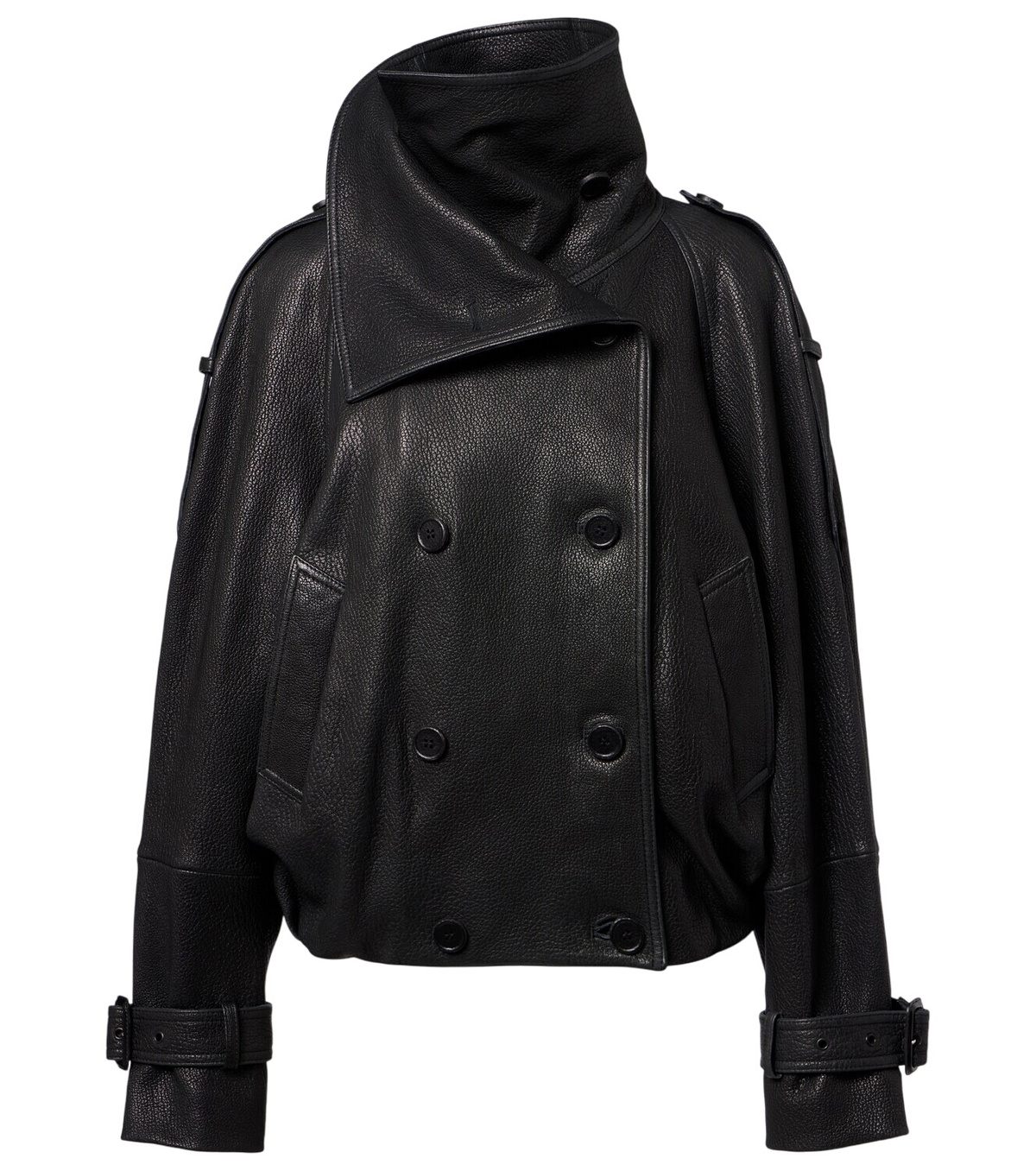 Acne Studios Double-breasted leather jacket Acne Studios