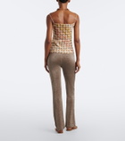 Missoni Lamé flared pants