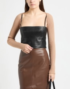 Andreādamo Womens Shrug Light brown