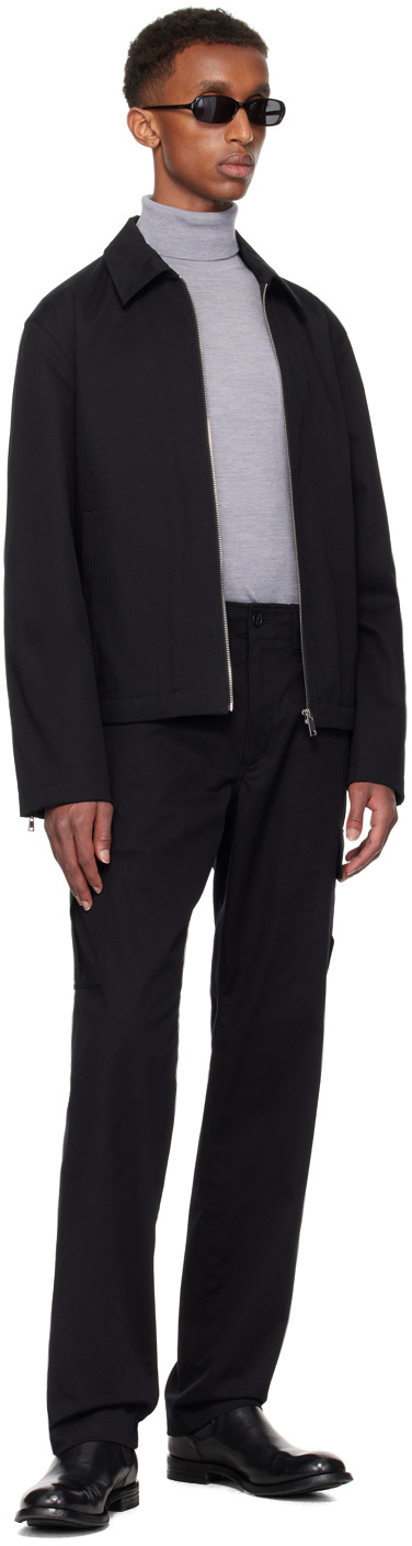 Theory Black Zip Jacket