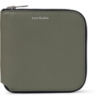 Acne Studios - Csarite S Leather Zip-Around Wallet - Green
