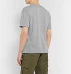 visvim - Printed Mélange Cotton-Jersey T-Shirt - Gray