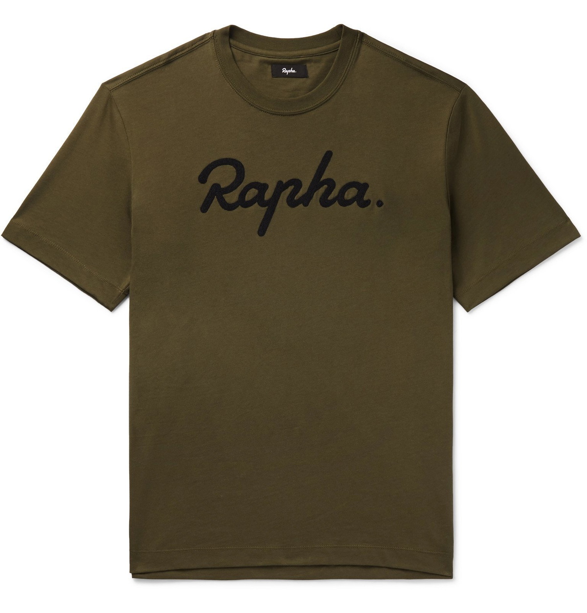 Rapha - Logo-Embroidered Mélange Cotton-Jersey T-Shirt - Green Rapha