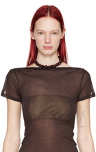 Paloma Wool Brown Corbett I Ceramic Ball Necklace