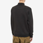 Beams Plus Men's Turtleneck Crew Sweat in Black