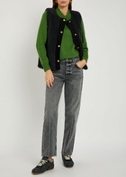 Barbour Dulsie Corduroy-trim Fleece Gilet Black