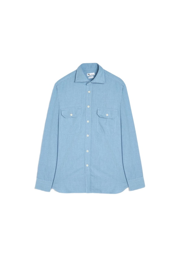 Photo: doppiaa Aantero Cotton Flannel Shirt