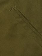 FrizmWORKS - Edgar Plush-Trimmed Cotton-Canvas Jacket - Green