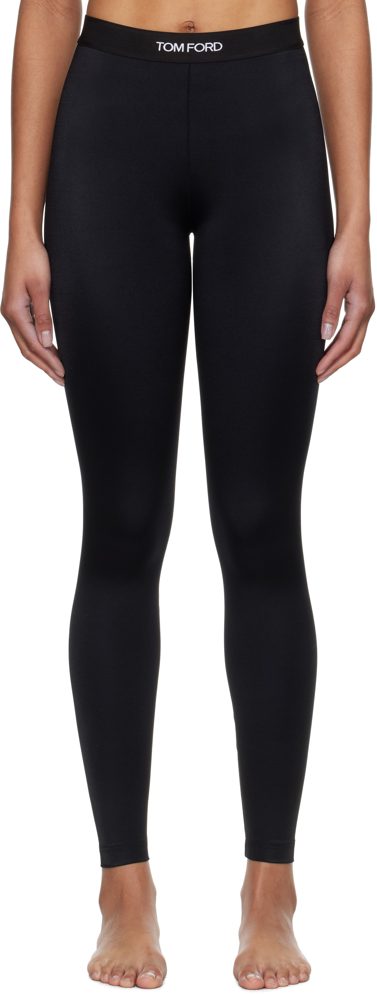 Tom Ford Logo velvet leggings TOM FORD