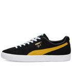 Puma Men's Clyde OG Sneakers in Puma Black/Yellow Sizzle